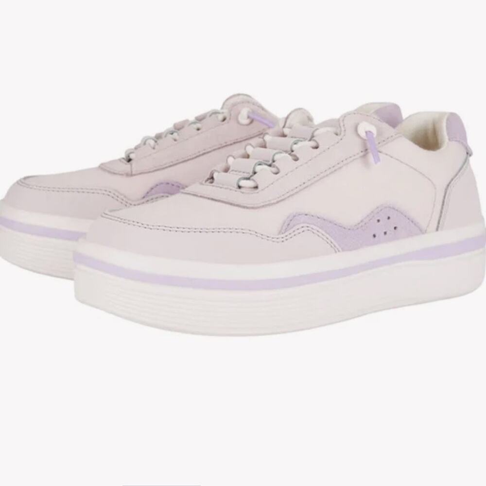 Hey Dude Women’s Platform Sneakers in Light Lavender